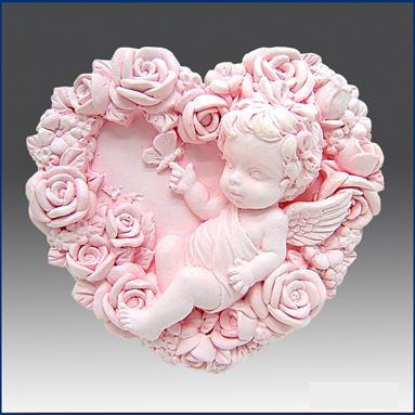 cupcake topper mold Baby Rose Fairy