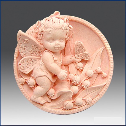 cupcake topper mold  Fairy Girl Lilybell