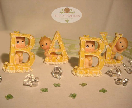 cupcake topper baby 10000