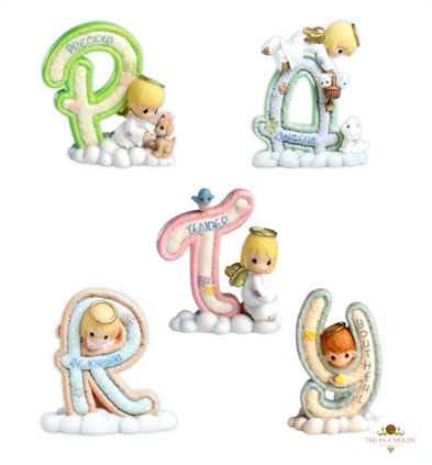cupcake topper mold Alphabet Letter :PARTY