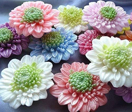  Sugarcraft Moulds Polymer Clay Cake Border Mold Soap Molds Resin Candy Chocolate Cake Decorating Tools mould 1 piece Chrysanthemum FLOWER mould