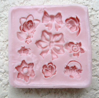 Cute Floral Square II Mold