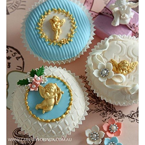 sugarcraft cake selection cherubs